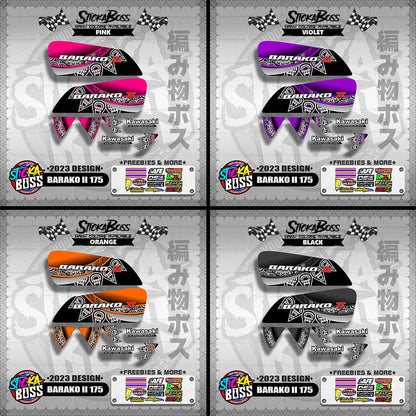 BARAKO ll 175 DECALS ( 2023 DESIGN )【WITH FREEBIES】