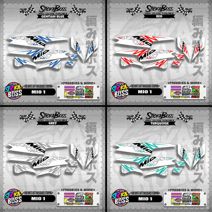 MIO 1 DECALS ( FOR WHITE BUTTONSCRAVES STRIPING )【WITH FREEBIES】
