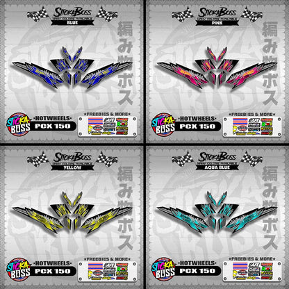 PCX 150 DECALS ( HOTWHEELS )【WITH FREEBIES】