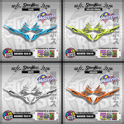 RAIDER 150 FI MALAYSIAN DECALS ( F150 SATRIA MALAYSIA 01 )【WITH FREEBIES】