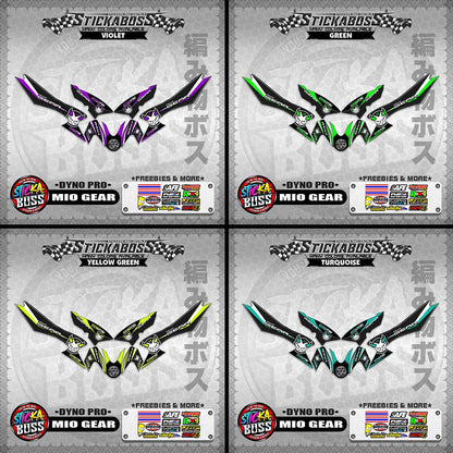 MIO GEAR STICKER DECALS ( DYNO PRO)【WITH FREEBIES】