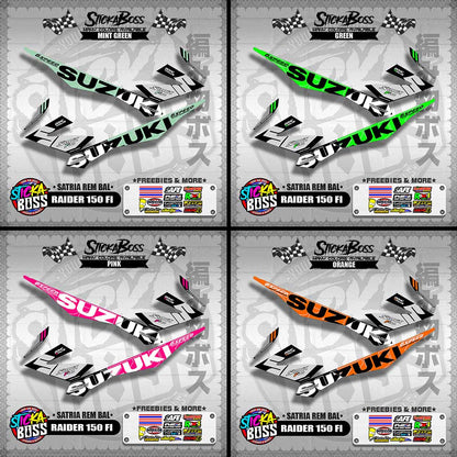 RAIDER 150 FI DECALS ( SATRIA REM BAL )【WITH FREEBIES】