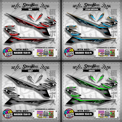RAIDER 150 FI DECALS ( NTN N07 )【WITH FREEBIES】