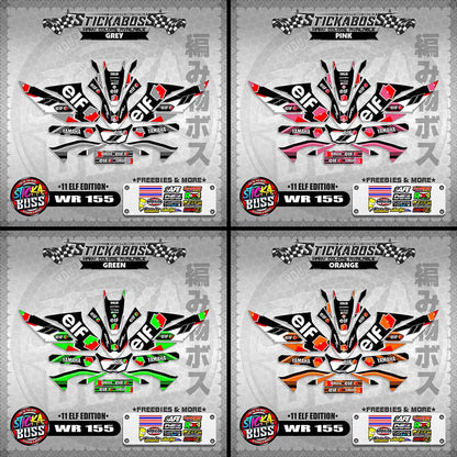 WR 155 STICKER DECALS ( 11 ELF EDITION )【WITH FREEBIES】