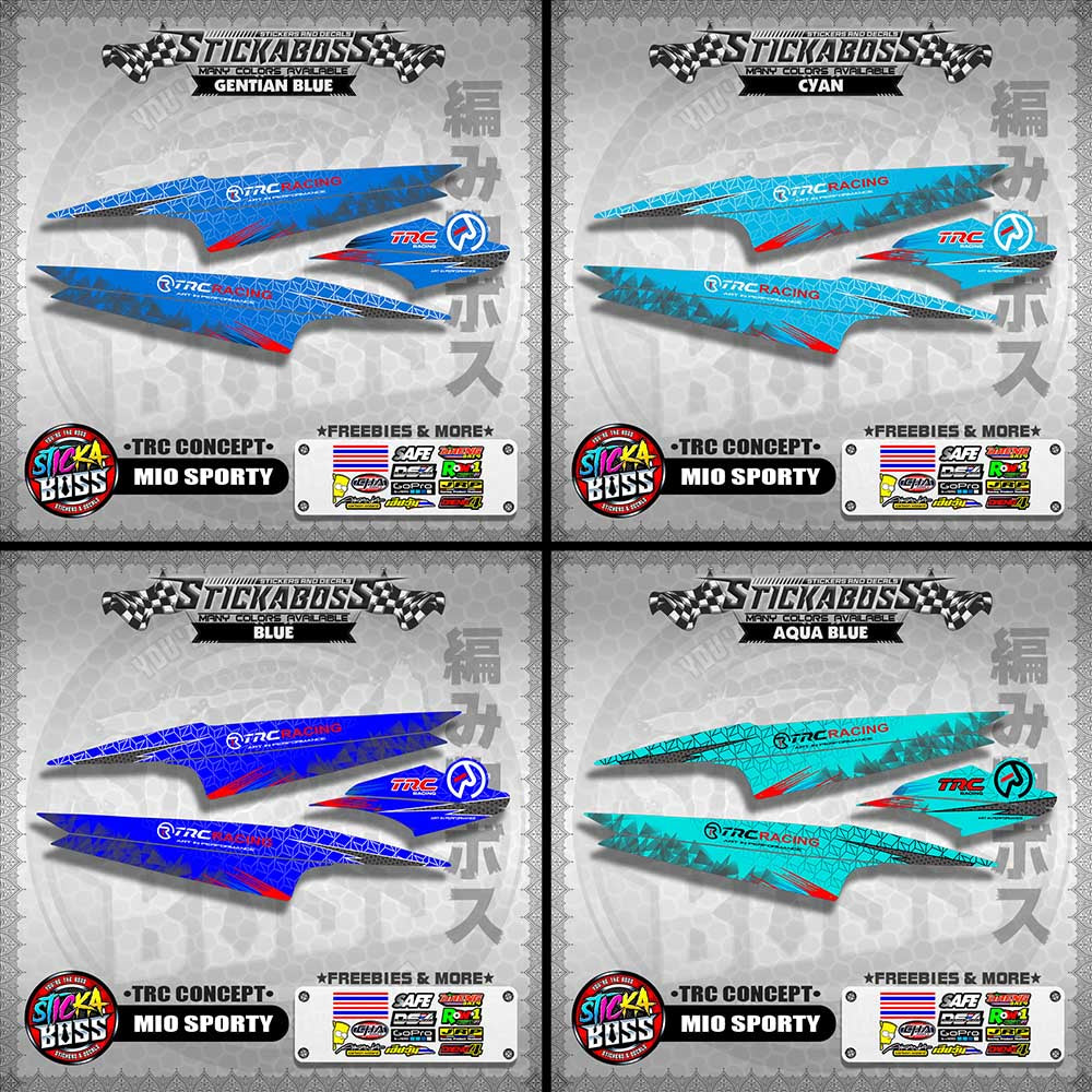 MIO SPORTY STICKER DECALS ( TRC CONCEPT )【WITH FREEBIES】