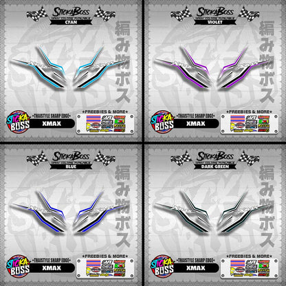 XMAX DECALS ( THAISTYLE SHARP EDGE )【WITH FREEBIES】