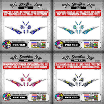PCX 150 DECALS ( TRANSPARENT HOTWHEELS )【WITH FREEBIES】