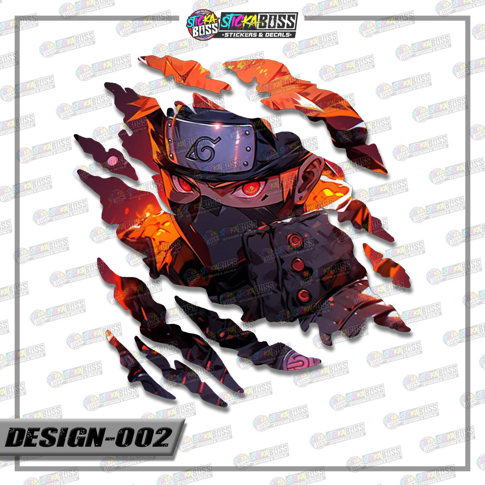 NARUTO PART 1 | ANIME SCRATCH STICKER【VINYL PRINTED】( LAMINATED / WATERPROOF )【Stickaboss】