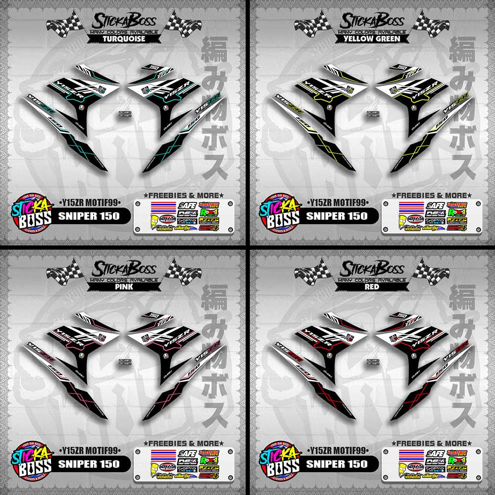 SNIPER 150 DECALS ( Y15ZR MOTIF99 )【WITH FREEBIES】