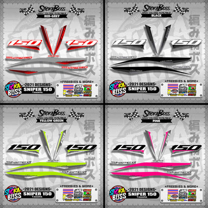 SNIPER 150 DECALS ( 2021 DESIGNS )【WITH FREEBIES】