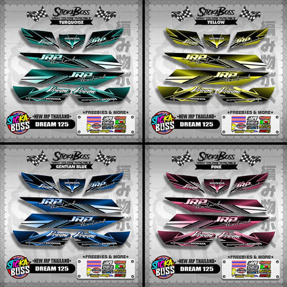 DREAM 125 DECALS ( NEW JRP THAILAND )【WITH FREEBIES】