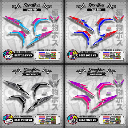 BEAT 2023 V3 DECALS ( 50TH ANNIVERSARY )【WITH FREEBIES】