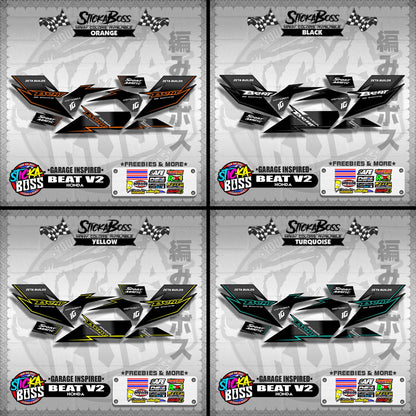 BEAT V2 DECALS ( GARAGE INSPIRED )【WITH FREEBIES】
