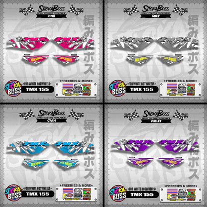 TMX 155 DECALS ( FOR WHITE HOTWHEELS )【WITH FREEBIES】