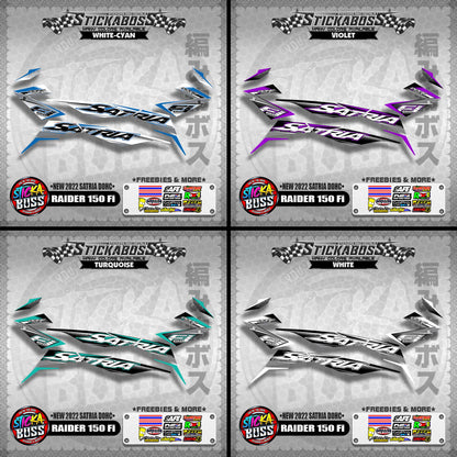SUZUKI RAIDER 150 Fi STOCK DECAL (NEW 2022 SATRIA DOHC)【WITH FREEBIES】