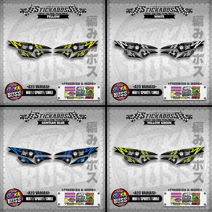 MIO 1 / SPORTY / SMILE INDO STICKER DECALS (A23 VARIASI)【WITH FREEBIES】