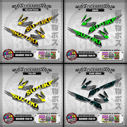 RAIDER 150 FI DECALS ( MOTOGP RACING DESIGN )【WITH FREEBIES】