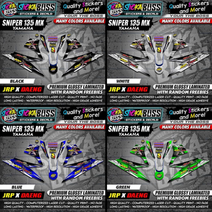 Sniper 135 MX Thailand Decals ( JRP x DAENG )【WITH FREEBIES】