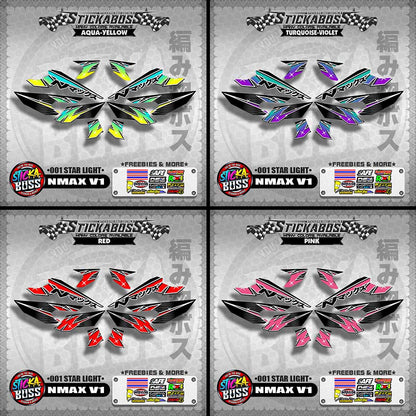 NMAX V1 STICKER DECALS ( 001 STAR LIGHT )【WITH FREEBIES】