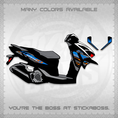 CLICK 125 V4 MALAY VARIO DECALS (2026 VV12 DESIGN) STICKER KITS BY STICKABOSS