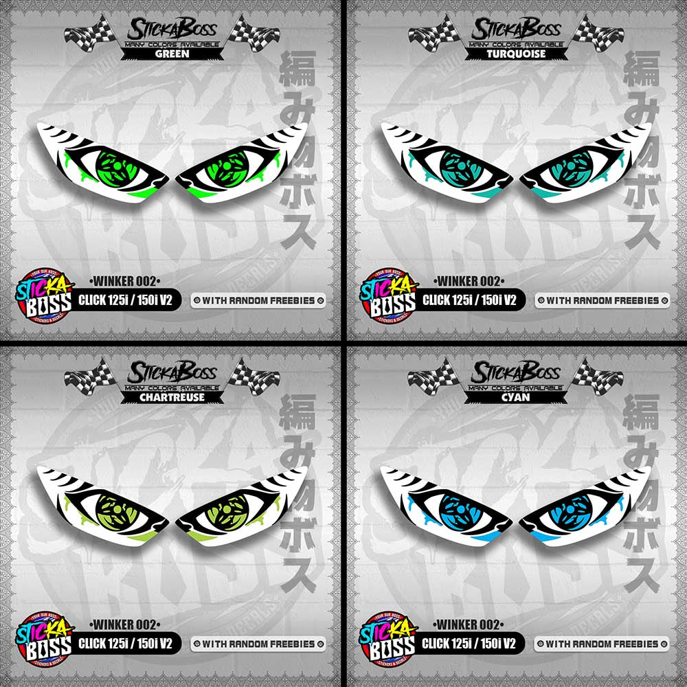 CLICK 125i / 150i V2 (WINKER 002) TRANSPARENT【WITH FREEBIES】
