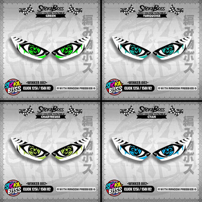 CLICK 125i / 150i V2 (WINKER 002) TRANSPARENT【WITH FREEBIES】