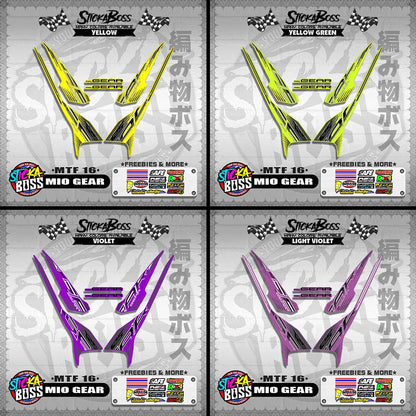 MIO GEAR DECALS ( MTF 16 )【WITH FREEBIES】
