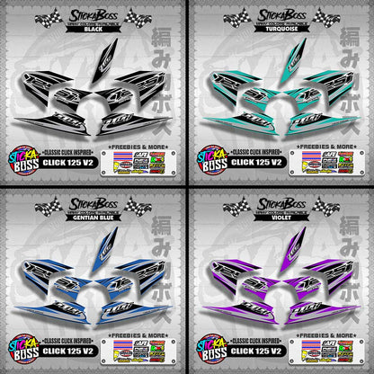 CLICK 125 V2 DECALS ( CLASSIC CLICK INSPIRED )【WITH FREEBIES】