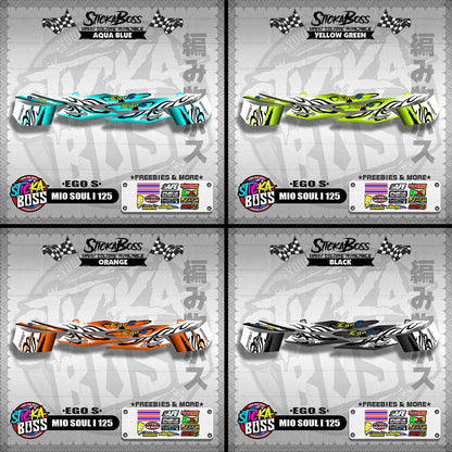 MIO SOUL I 125 DECALS ( EGO S )【WITH FREEBIES】