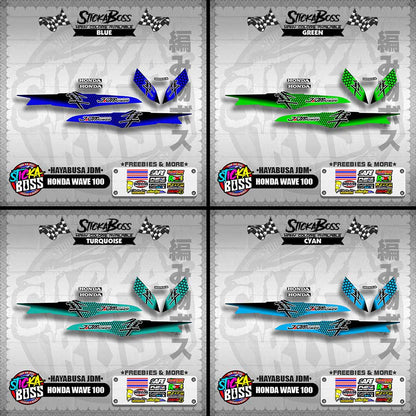 HONDA WAVE 100 ( HAYABUSA JDM )【WITH FREEBIES】