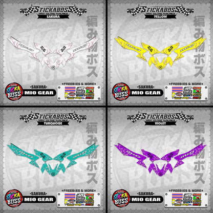 MIO GEAR STICKER DECALS ( SAKURA )【WITH FREEBIES】