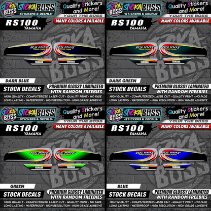 RS100 STOCK DECALS【WITH FREEBIES】