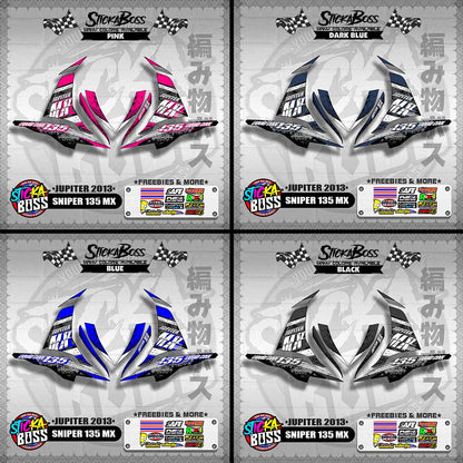 SNIPER 135 MX DECALS ( JUPITER 2013 )【WITH FREEBIES】