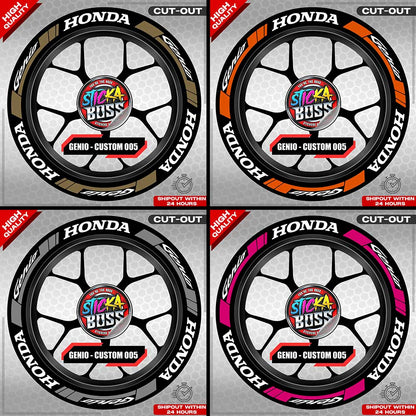 GENIO MAG STICKER SET ( 2 MAGS ) - CUSTOM 005 | VINYL WATERPROOF CUT-OUT DECALS