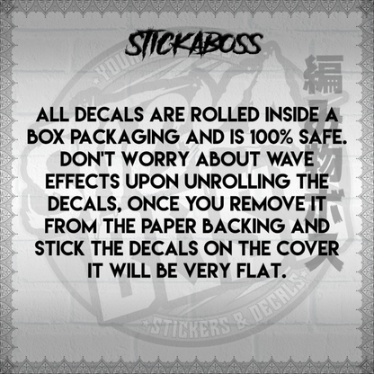 Yamaha Mio i 125 Stock Decal (2019) [ORANGE]【PREMIUM GLOSSY LAMINATED】