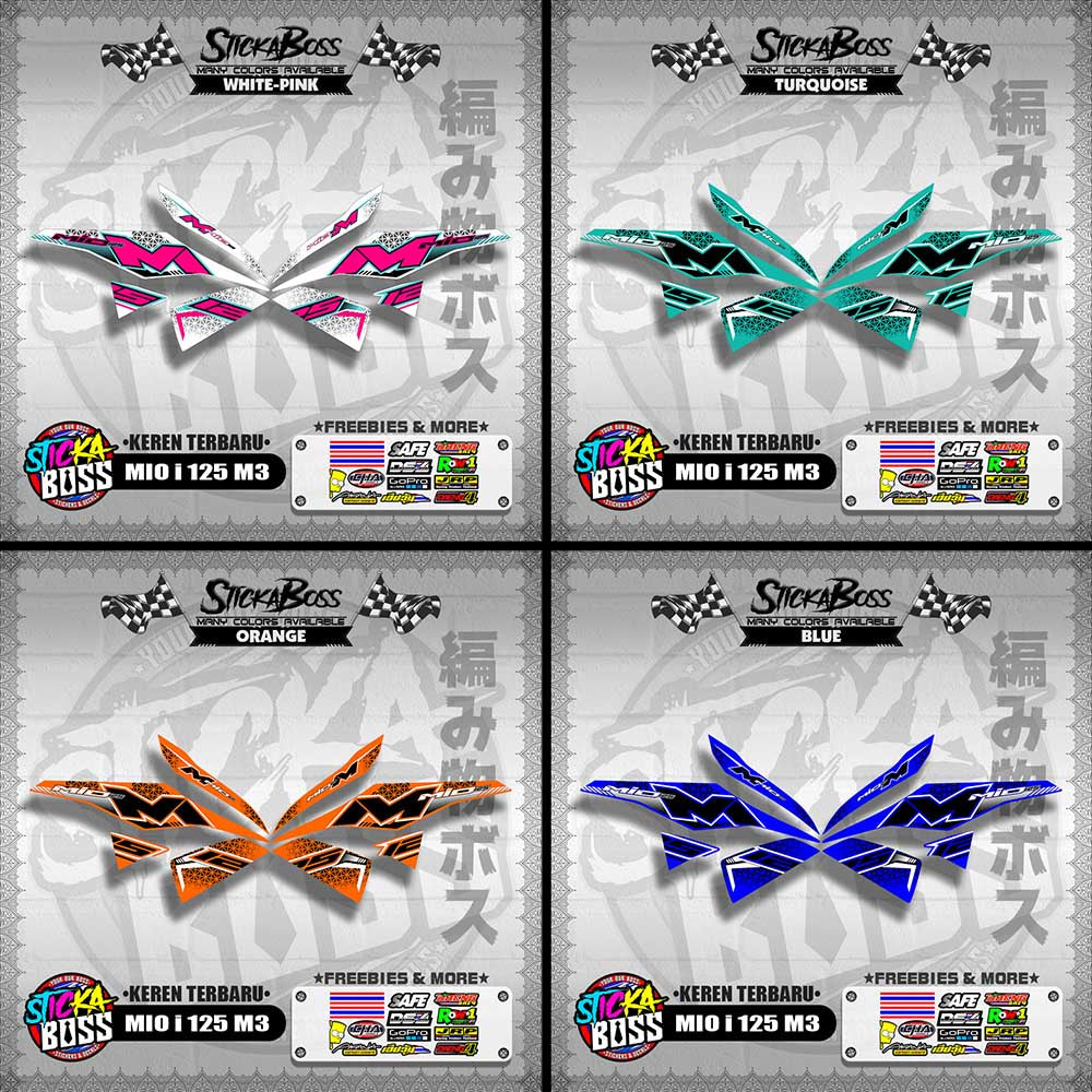 MIO i 125 M3 DECALS ( KEREN TERBARU )【WITH FREEBIES】