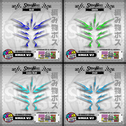 NMAX V2 DECALS ( 001 MINIMALIST STRIPPING )【WITH FREEBIES】