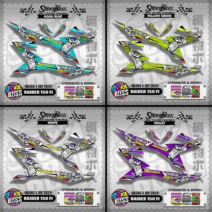 RAIDER 150 Fi DECALS ( DAENG x JRP 2023 )【WITH FREEBIES】