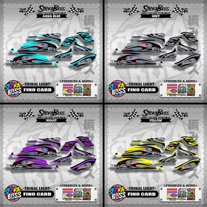 FINO CARB DECALS ( TRIBAL LIGHT )【WITH FREEBIES】