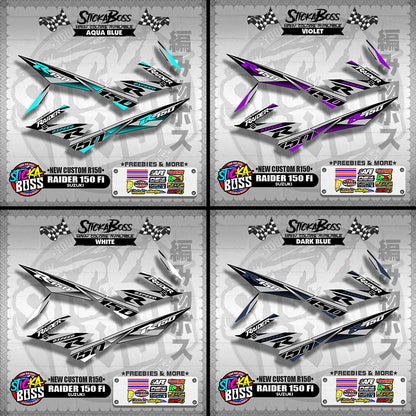 RAIDER 150 Fi DECALS ( NEW CUSTOM R150 )【WITH FREEBIES】