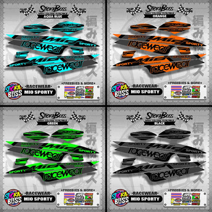 MIO SPORTY DECALS ( RACEWEAR )【WITH FREEBIES】