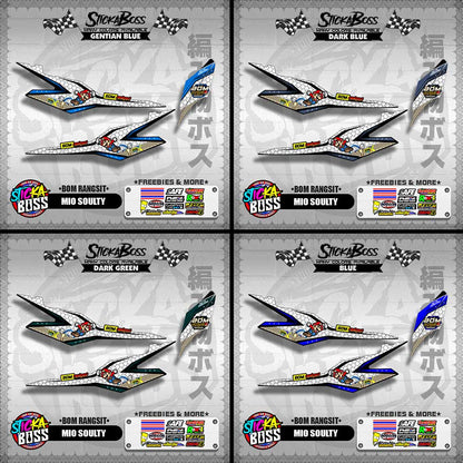 MIO SOULTY INDO DECALS ( BOM RANGSIT )【WITH FREEBIES】