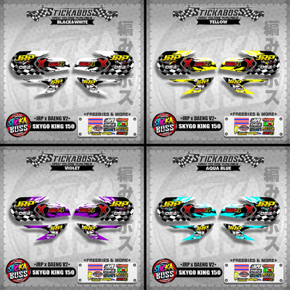 SKYGO KING 150 DECALS ( JRP x DAENG V2 )【WITH FREEBIES】