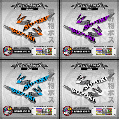 RAIDER 150 FI DECALS ( MOTOGP RACING DESIGN )【WITH FREEBIES】