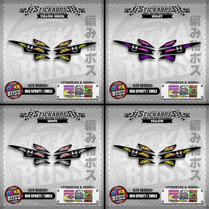 MIO SPORTY / SMILE INDO STICKER DECALS (  A20 VARIASI )【WITH FREEBIES】