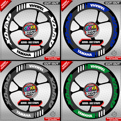 AEROX MAG STICKER SET ( 2 MAGS ) - 002 STRIPE | VINYL WATERPROOF CUT-OUT DECALS