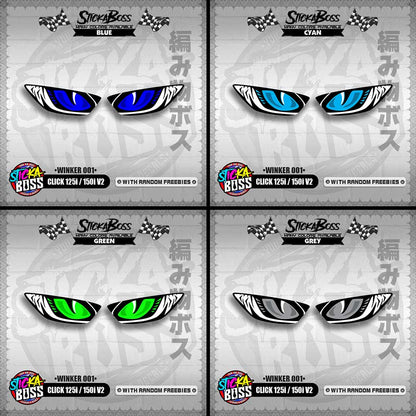 CLICK 125i / 150i V2 (WINKER 001) TRANSPARENT【WITH FREEBIES】