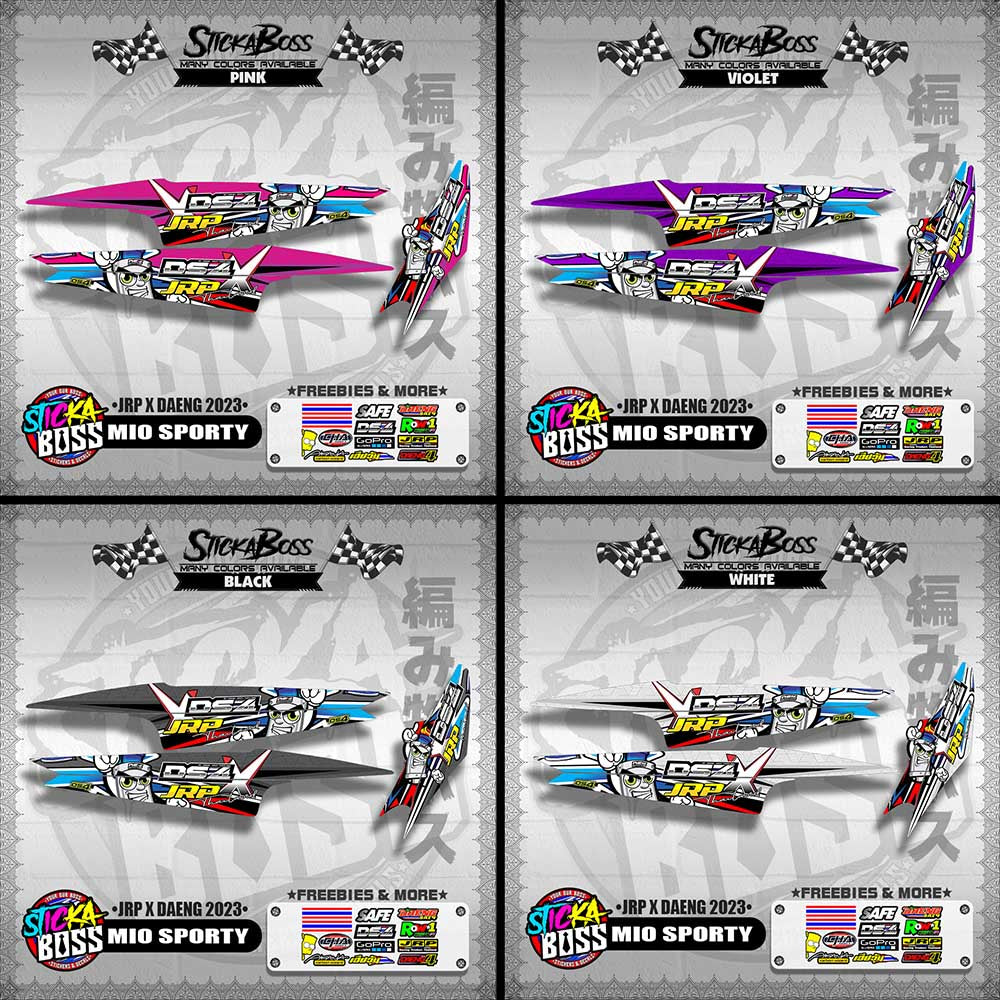 MIO SPORTY DECALS ( DAENG X JRP 2023 )【WITH FREEBIES】
