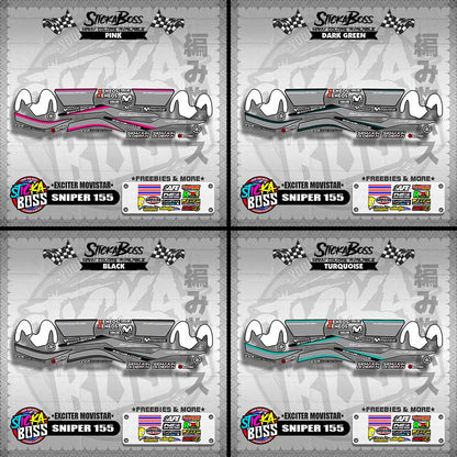 SNIPER 155 DECALS ( EXCITER MOVISTAR )【WITH FREEBIES】