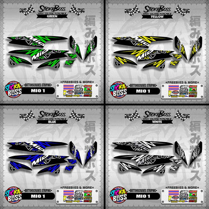 MIO 1 DECALS ( BUTTONSCRAVES STRIPING )【WITH FREEBIES】